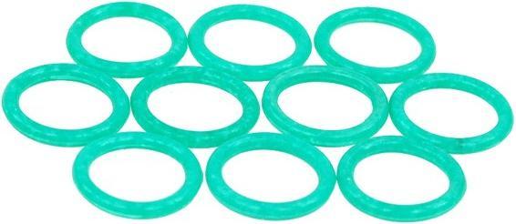 Actual product image Phobya O-ring 11,1 x 2mm (G1/4 inch) UV active green 10pcs.