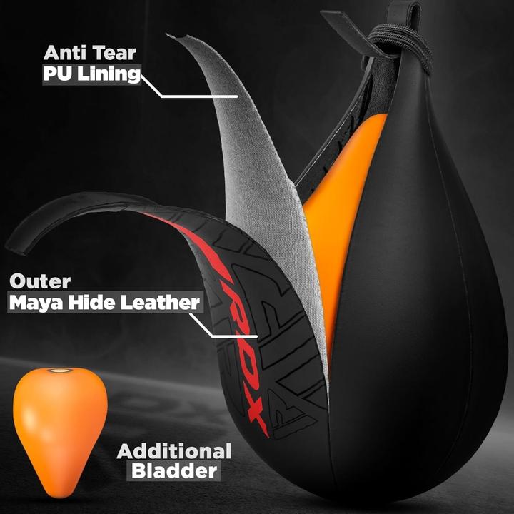 Produktbild Rdx 2Pc Speed Ball F6 Matte Red + Swivel