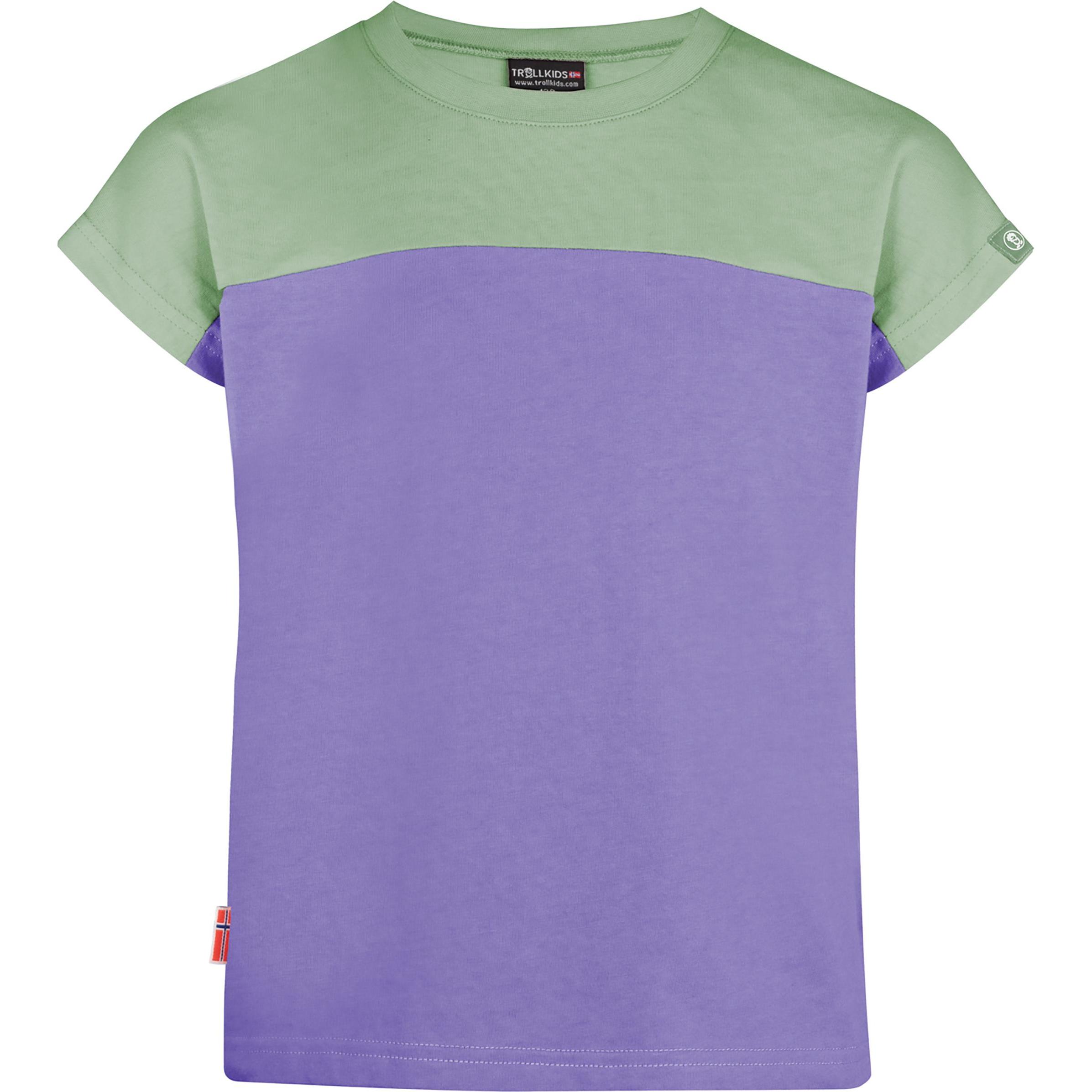 Trollkids, Unisex, Shirt, Girl's Bergen T, Grün, (164)
