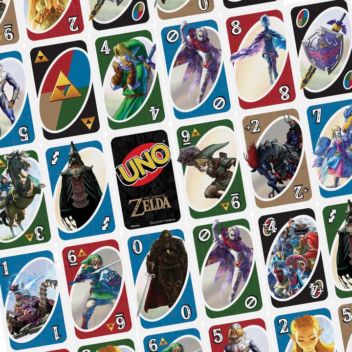 Produktbild Mattel The Legend of Zelda UNO Kartenspiel European Exclusive (Französisch, 2 - 10 Spieler)