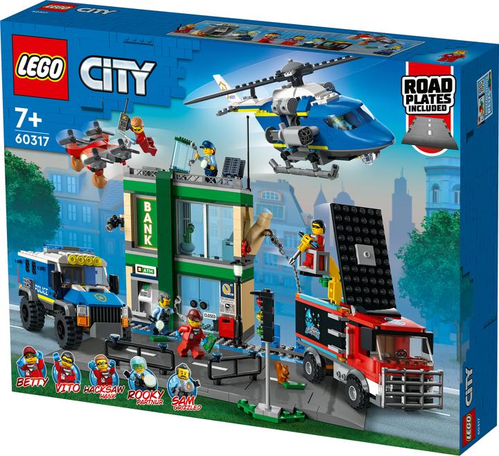 Produktbild LEGO Banküberfall mit Verfolgungsjagd (60317, LEGO City)