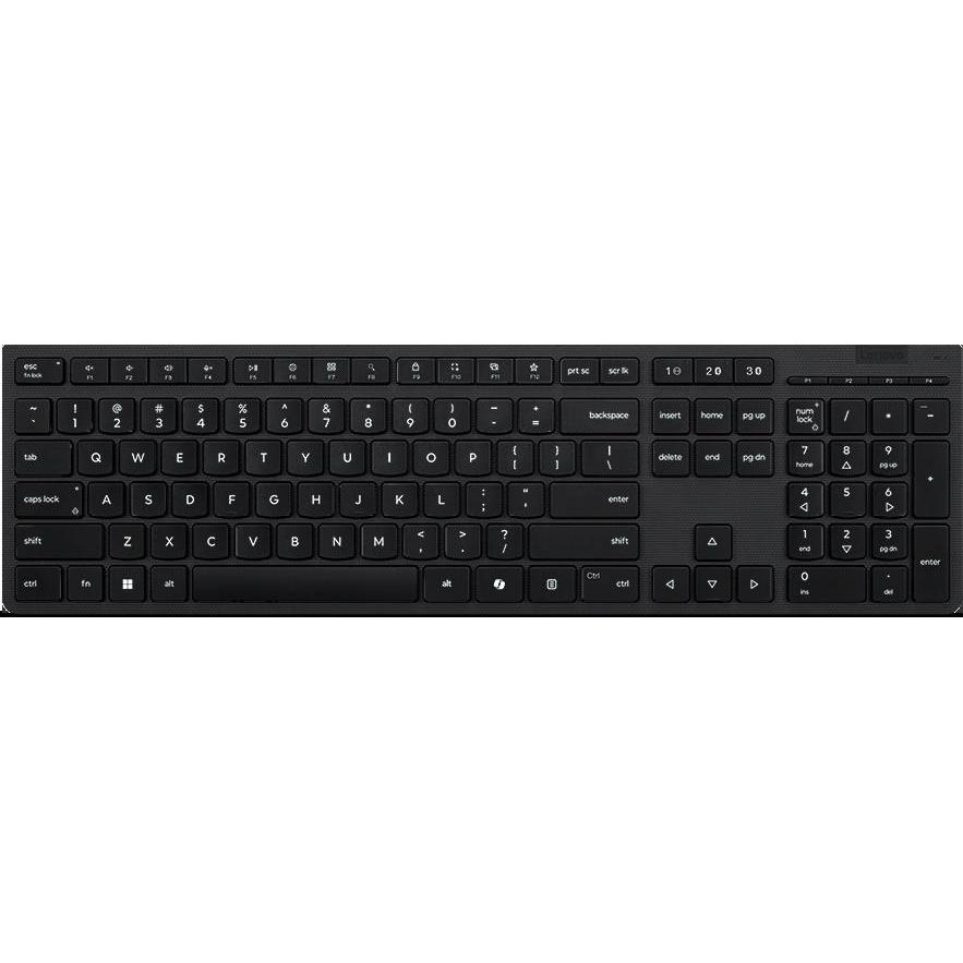 Lenovo Computertastatur Professional Wireless Rechargeable Keyboard AI Estonian (Estnisch, Kabellos)