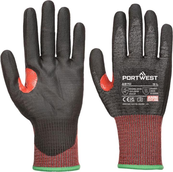 Image du produit Portwest Unisexe Adulte A670 CS F13 PU Cut Resistant Gloves (XL)