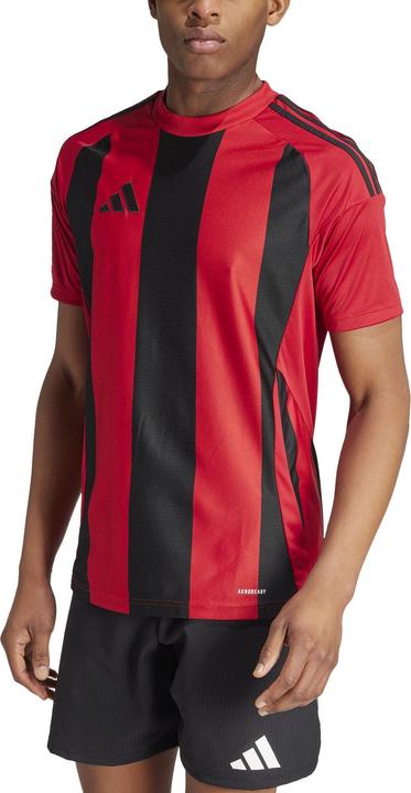 Actual product image No Name Koszulka męska adidas Striped 24 Jersey czerwono-czarna IW4556 M (M)