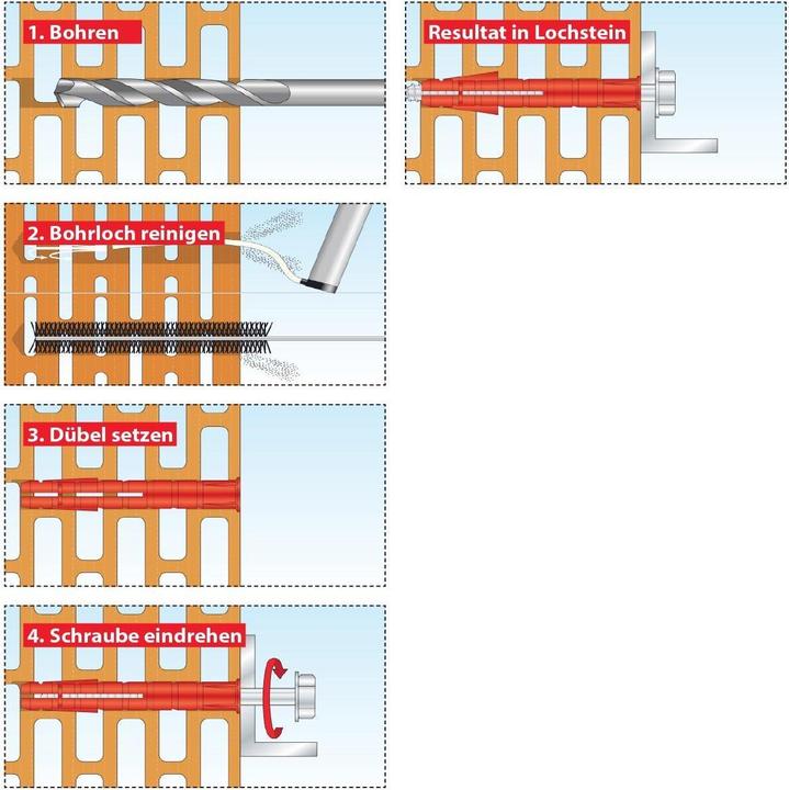 Produktbild Tox Spreizdübel Bizeps 12x90 mm Blister 4 Stück (4 Stk.)