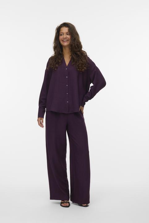 Actual product image Vero Moda VMMELANEY Hohe Taille Hose Hose mit weitem Beinschnitt (S)