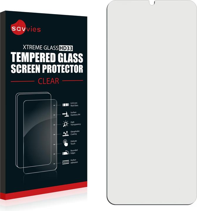 Immagine prodotto Savvies Vetro Temperato Pellicola Protettiva (1 Pezzo/i, Samsung Galaxy A02s)