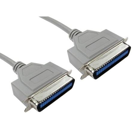 Thumbnail - Rs Pro Parallel-Kabel, 3m, Grau (3 m, Parallel (Drucker)), Schnittstellenkabel