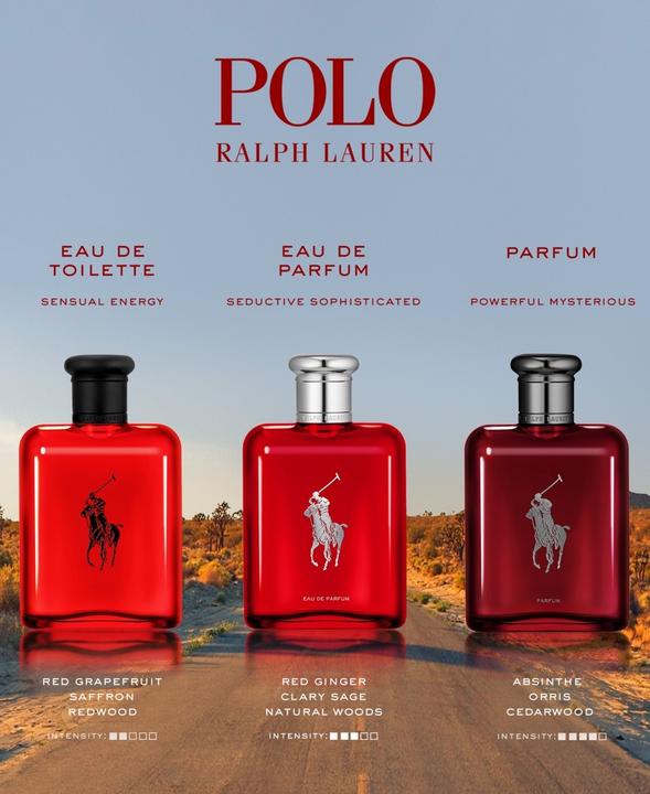 Actual product image Room05 POLO RED EDT 125 VAPO+EDT 40+DEOSTICK 75 (Perfume set)