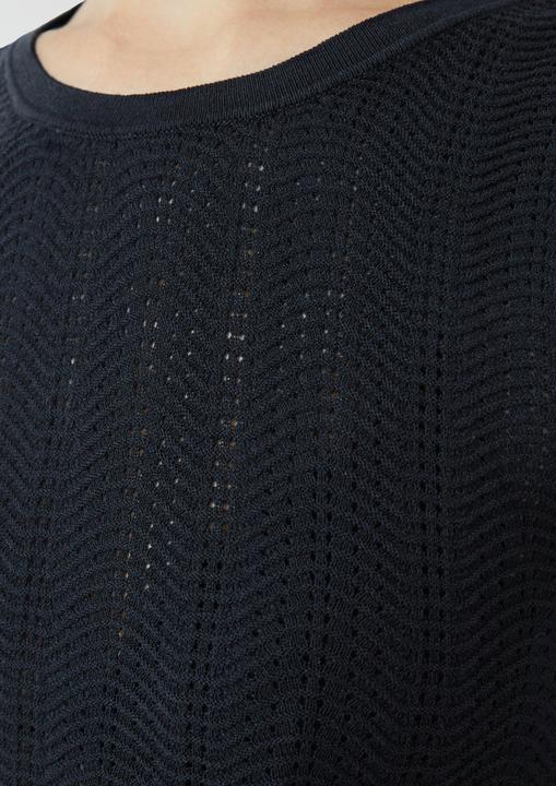 Actual product image Comma Strickpullunder Slim-Fit-Stricktop mit Strukturmuster (40)
