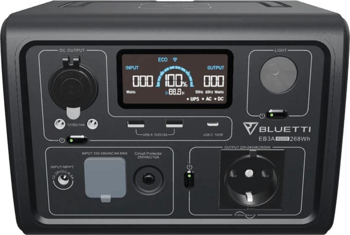 Actual product image Bluetti EB3A (268 Wh, 4.60 kg)