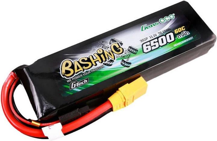 Image du produit Gens Ace G-Tech 6500mAh 11.1V 60C 3S1P Lipo Battery Pack avec XT90-Bashing Series (11.10 V, 6500 mAh)