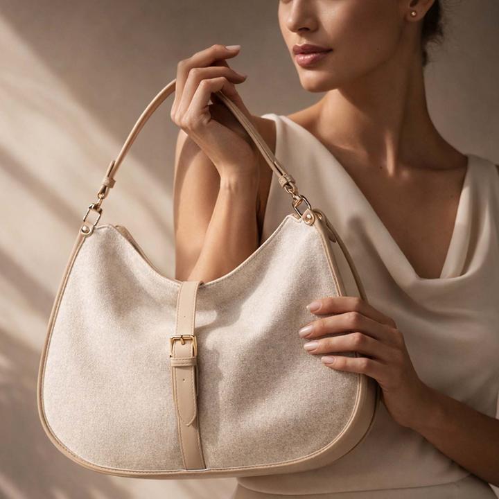 Immagine prodotto Gallantry Damen Hobo Tasche Veloursoptik