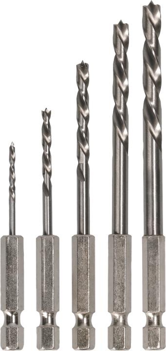 Produktbild Bosch Professional Zubehör PRO Wood HSS Holzspiralbohrer-Set. 5-tlg. (2.0, 3.0, 4.0, 5.0, 6.0 mm)