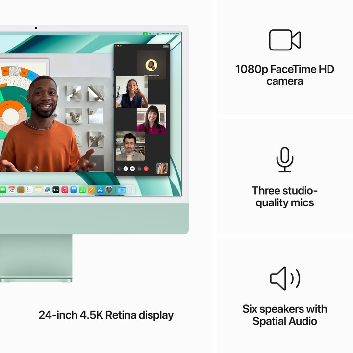 Image du produit Apple iMac 2023 (M3, 8 Go, 256 Go)