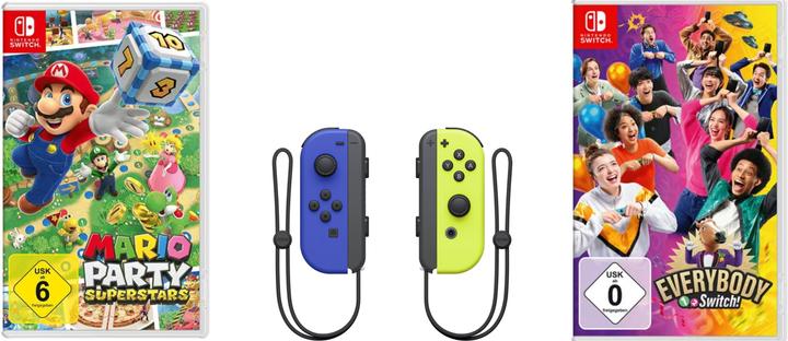 Produktbild Nintendo Partybundle (Mario Party Superstars + Everybody 1-2-Switch + Joy-Con Set)