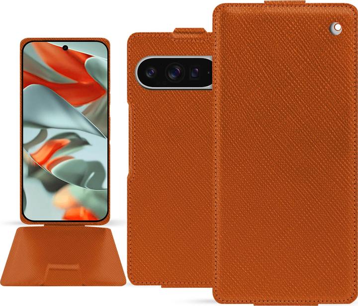 Productafbeelding Noreve Verticaal leren omhulsel (Google Pixel 9 Pro XL)