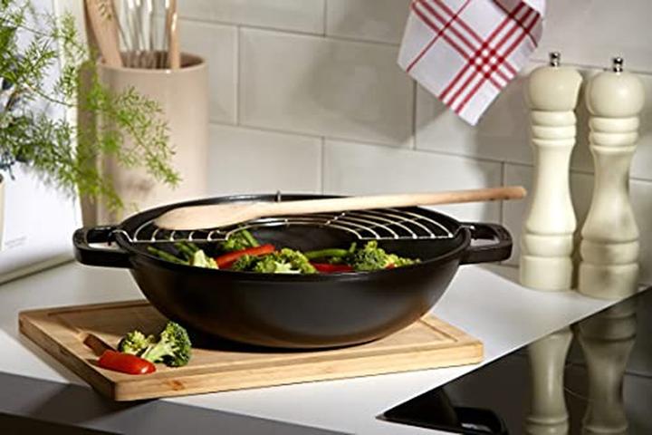 Produktbild Staub Wok (30 cm, Wok Pfanne, Gusseisen)
