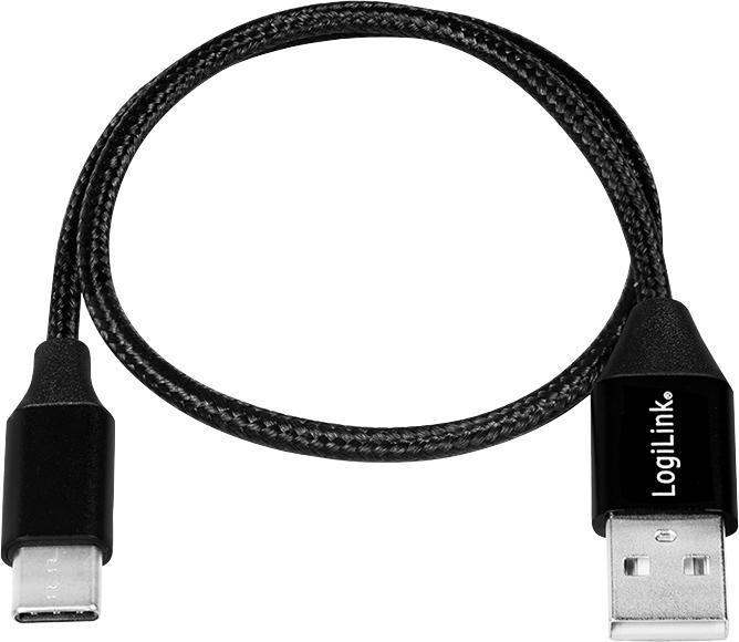 Produktbild LogiLink USB C — USB A (0.30 m, USB 2.0, 5 W)