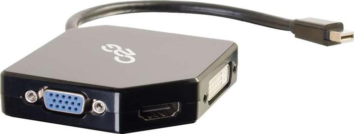 Actual product image C2G Mini DisplayPort to HDMI, VGA, or DVI Adapter Converter (DVI, HDMI, VGA, 8.30 cm)