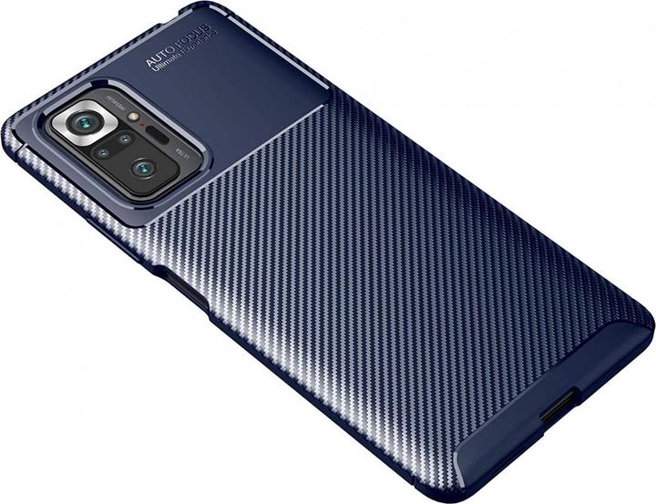 Produktbild Screenguard Xiaomi Redmi Note 10 4G Hülle Carbon Design TPU Case (Xiaomi Redmi Note 10)