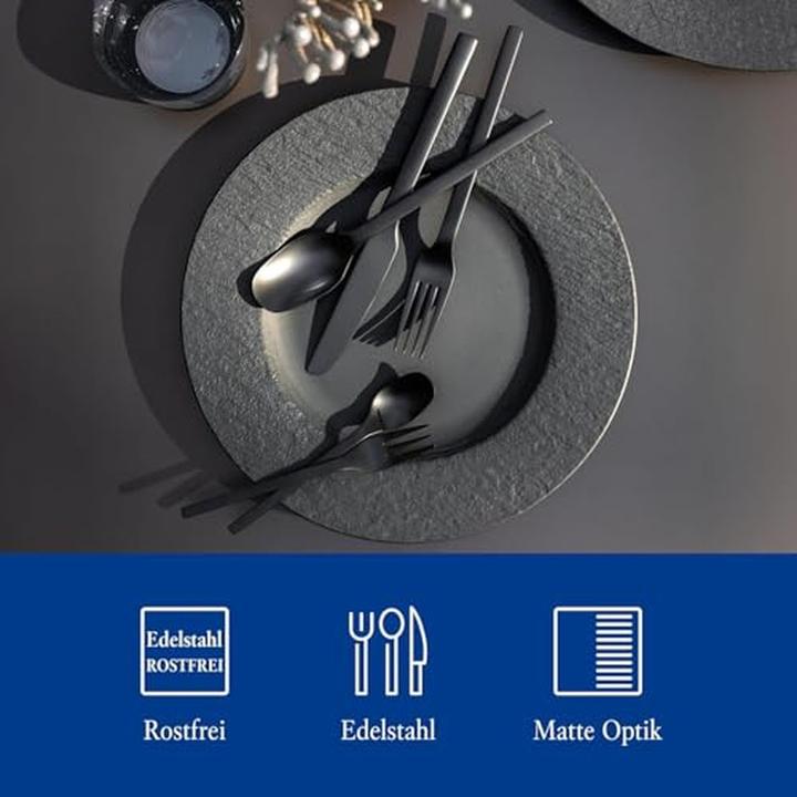 Produktbild Villeroy & Boch Manufacture Rock (20 Stück, Besteck Set)