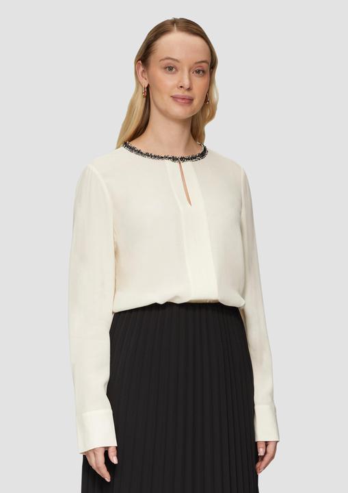 Immagine prodotto S.Oliver Bluse Viskosebluse mit Bouclé-Detail (48)