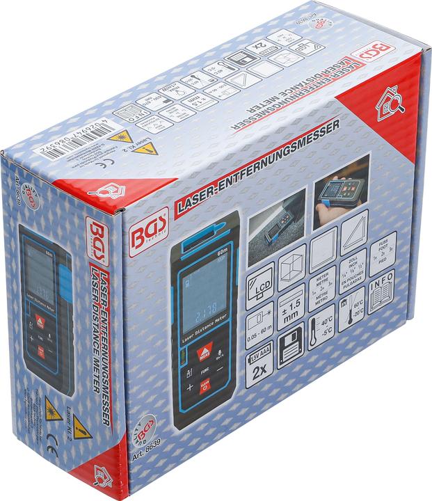 Produktbild BGS Entfernungsmesser (60 m, 670 nm)
