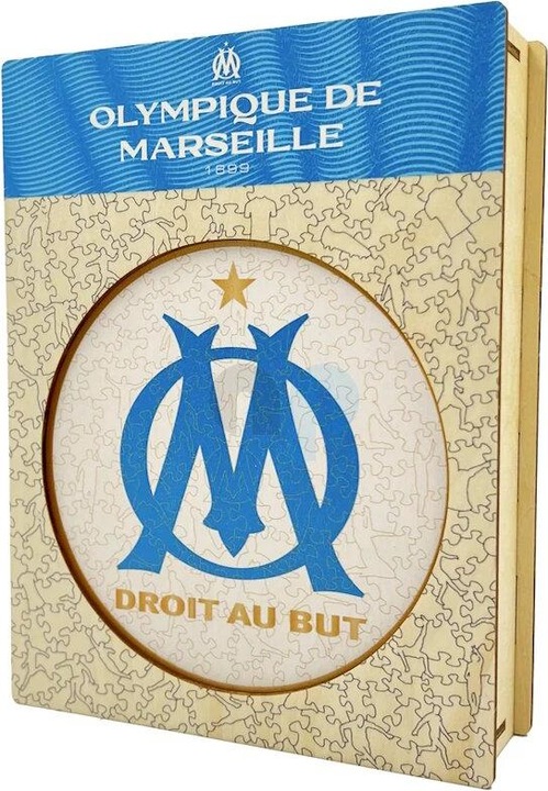 Image du produit Iconic Olympique de Marseille - Logo - Puzzle en bois Taille L (500 pièces) (500 pièces)
