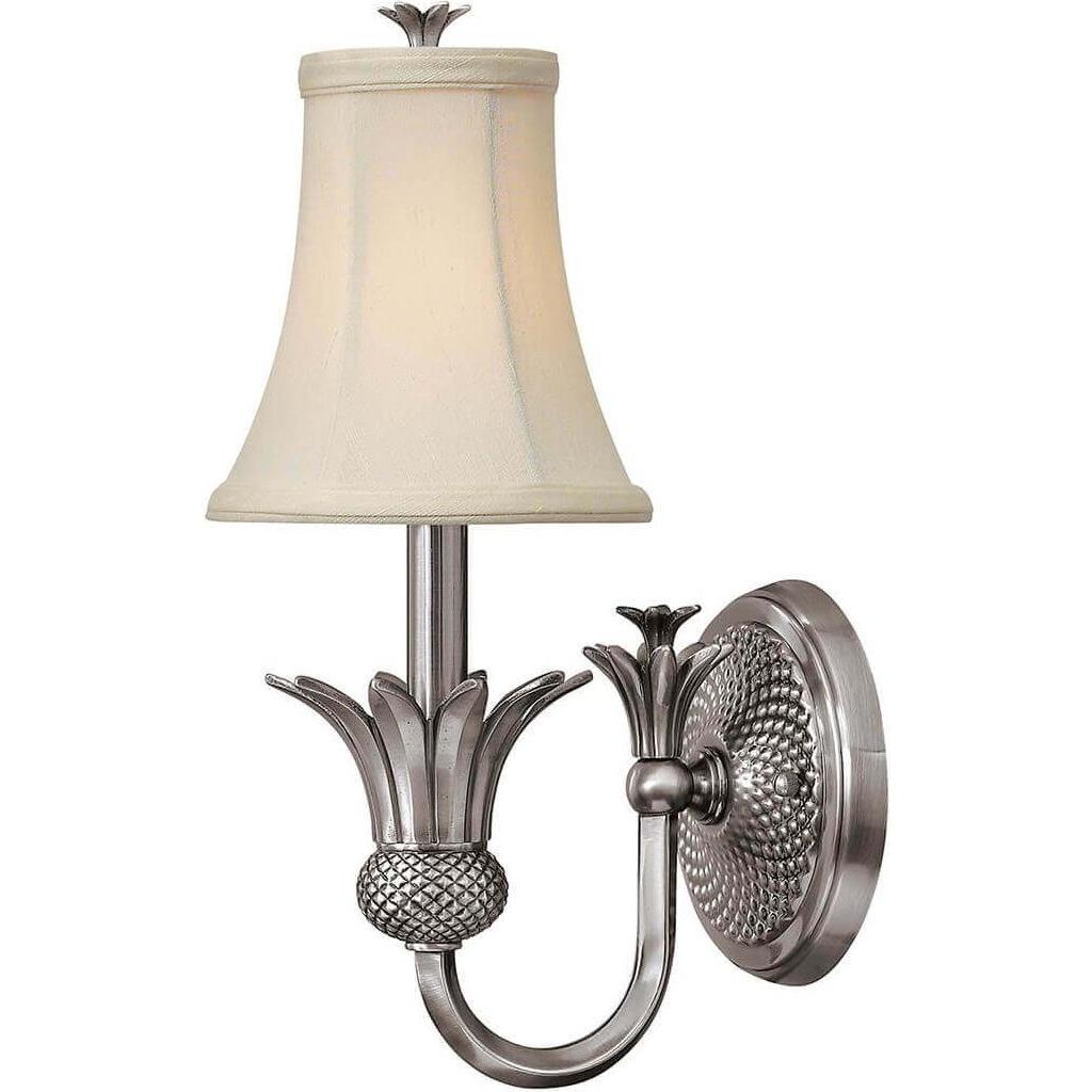 Elstead Lighting, Wandleuchte + Deckenleuchte, Plantation Wandleuchte E14 Poliertes antikes Nickel (E14)