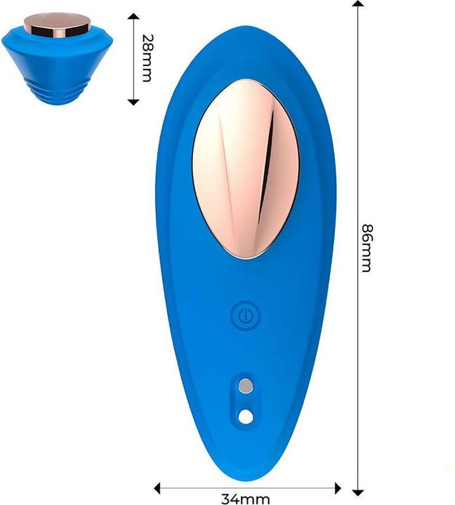 Produktbild IntoYou Panty-Vibrator mit App. - Blau