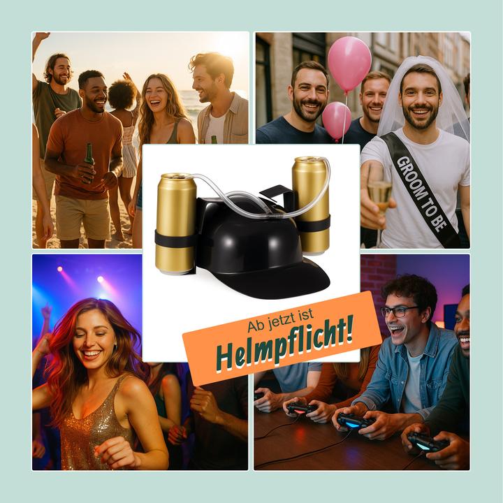 Produktbild Relaxdays Trinkhelm