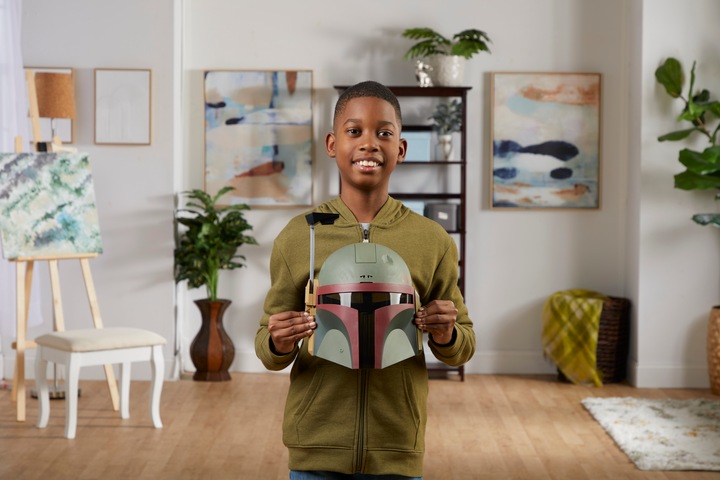 Immagine prodotto Hasbro Maschera elettronica di Boba Fett, costume di Star Wars per bambini, giocattoli di Star Wars per