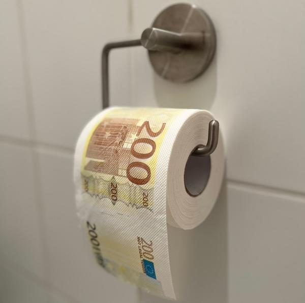 Produktbild Thumbs Up Mad Monkey Toilettenpapier "200Euro" weiss (1 Stk.)