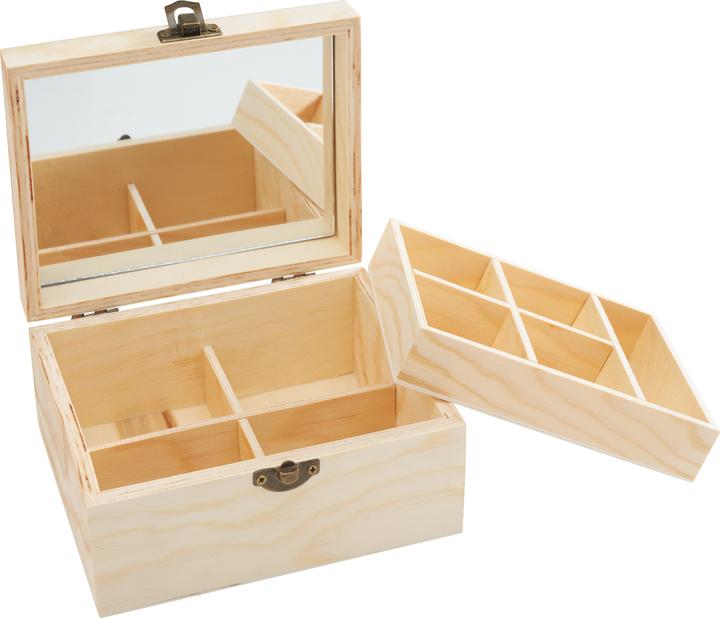 VBS Mini-Schmuckkästchen, Kiefernholz