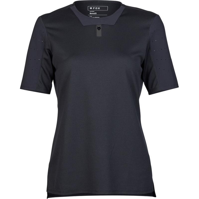 Fox, Herren, Velotrikot, Jersey 24 W Defend Ss Blk (M), Schwarz, M