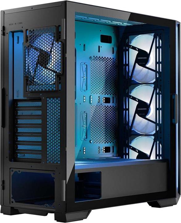 Actual product image Modecom Horizon ARGB czarna (E-ATX, mATX, Mini-ITX)