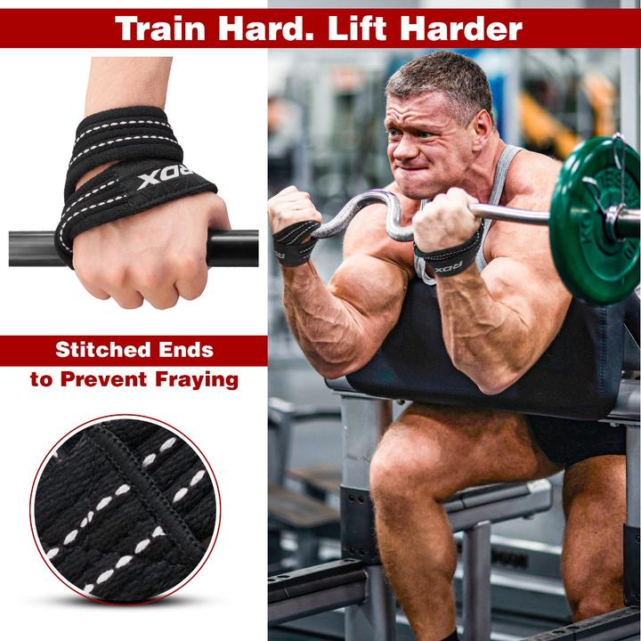 Actual product image Rdx Gym Lifting Cotton Straps (L)