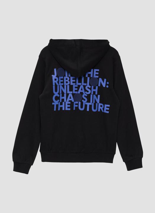Produktbild s.Oliver Sweatshirt Kapuzen-Sweatshirt mit Rückenprint (M)