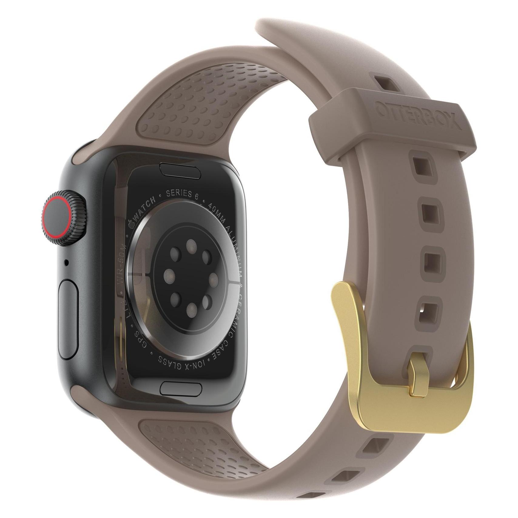 OtterBox Horlogeband Voor Apple Watch Series 7/6/Se/5/4 (41 Mm, 38 Mm, 40 Mm, Silicone), Horlogebandjes, Beige