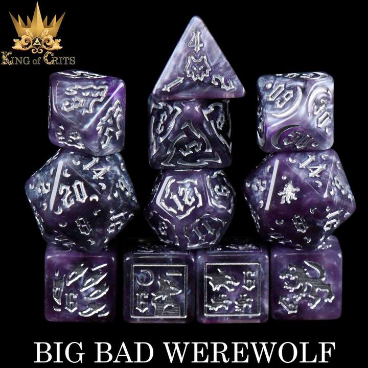 Immagine prodotto DnD Dice Big Bad Werewolf 11 Dice Set