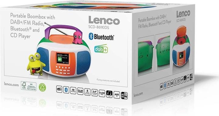 Image du produit Lenco SCD-861KIDS (DAB+ DAB, FM, Bluetooth)