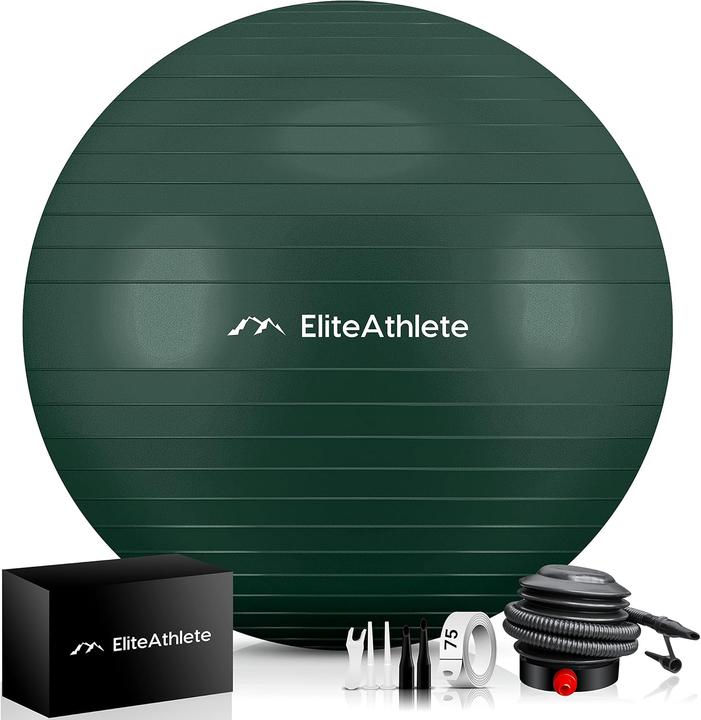 Produktbild EliteAthlete Ergonomischer Gymnastikball für Fitness und Schwangerschaft (65 cm)