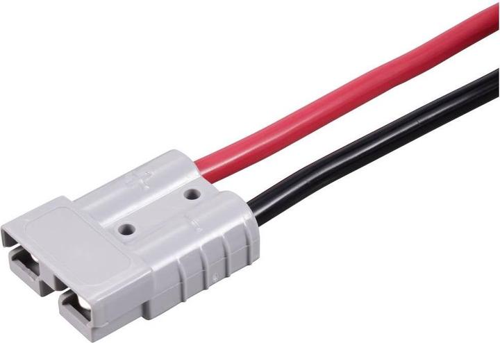 Productafbeelding Tru Components Hochstrom Batteriesteckverbinder Verlängerungskabel 1 m TC-12195680 Schwarz, Ro