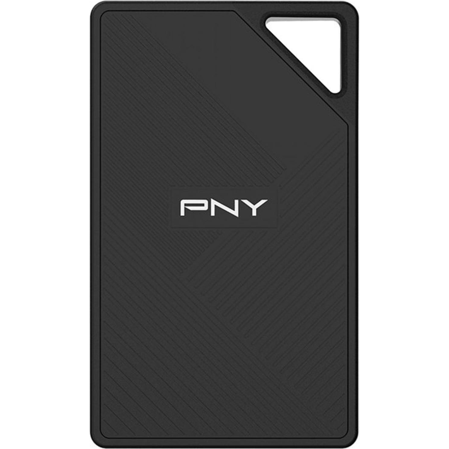 PNY RP60 USB 3.2 Gen 2x2 Portable SSD 2Tb (2000 GB), Externe SSD, Schwarz