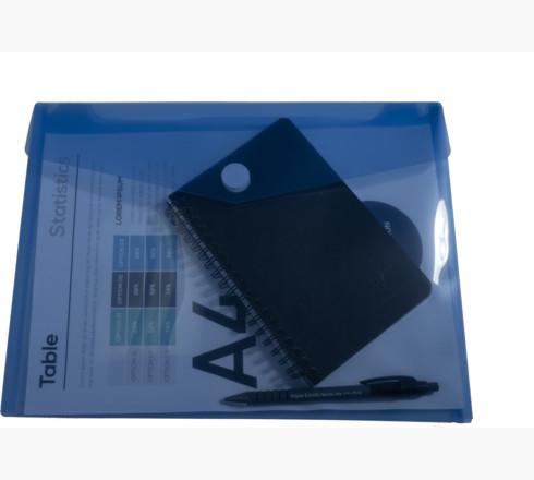 Image du produit Exacompta Sachet de 5 pochettes-enveloppes polypropylène - A4 - Couleurs assorties (A4, 5 x)