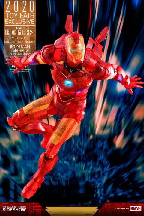 Actual product image Hot Toys Marvel Iron Man Mark IV 1:6 Movie Masterpiece Action Figure