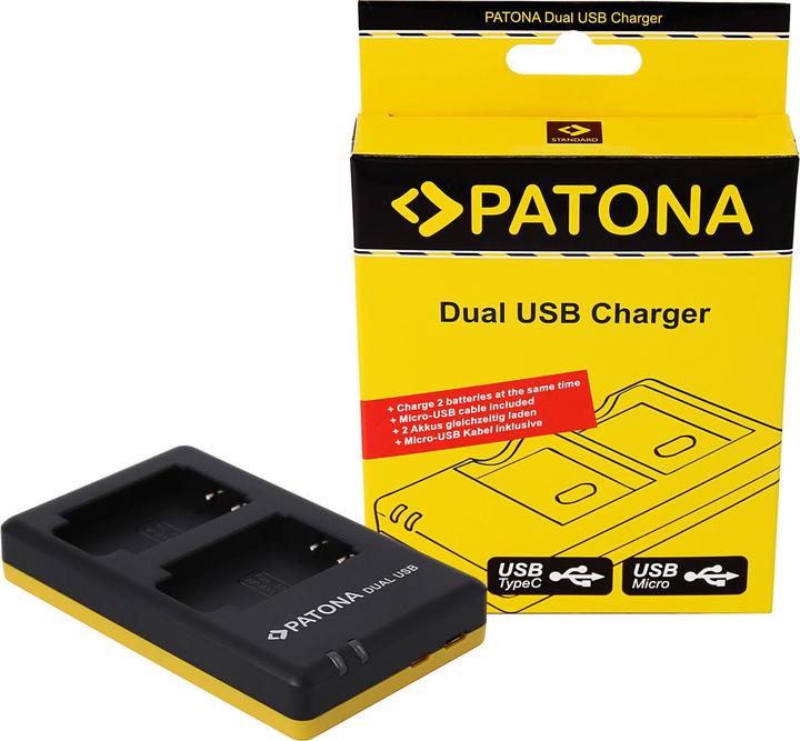 Produktbild Patona NP-BX1 Dual Ladegerät (Kamera Akku Ladegerät)