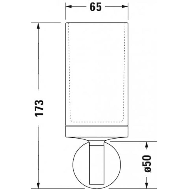 Thumbnail - Duravit, Zahnputzbecher, Starck T Glashalter, Wandmontage, 009931