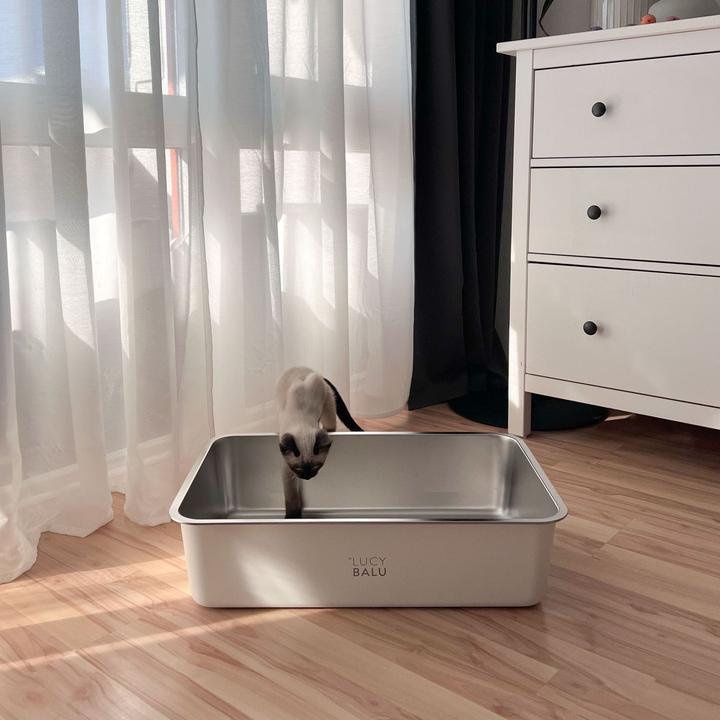 Produktbild LucyBalu Steeloo (Katzenklo offen)